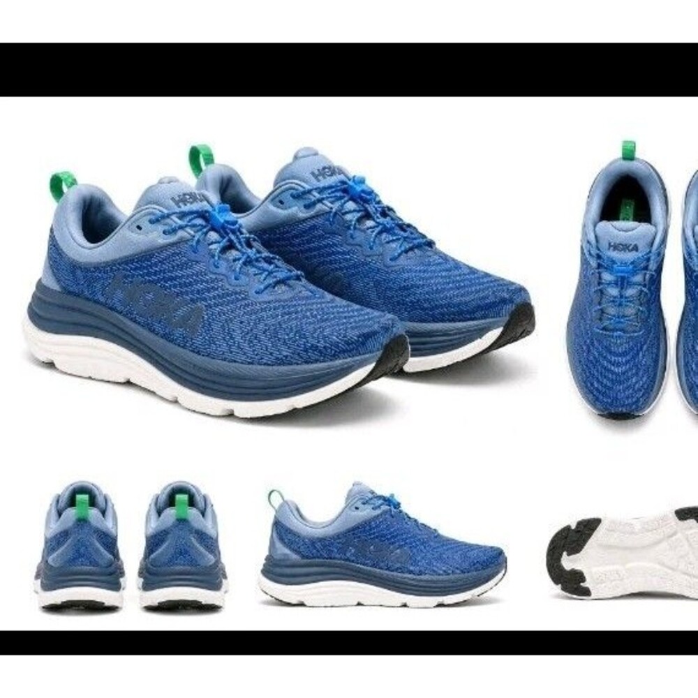 HOKA Gaviota 5 Wide Men’s Size 11.5 Blue Running Walking Shoes 1134234